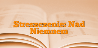 Streszczenie: Nad Niemnem Streszczenie: Nad Niemnem