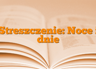 Streszczenie: Noce i dnie Streszczenie: Noce i dnie