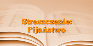 Streszczenie: Pijaństwo Streszczenie: Pijaństwo