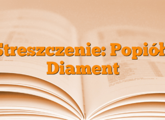 Streszczenie: Popiół i Diament Streszczenie: Popiół i Diament