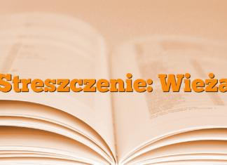 Streszczenie: Wieża Streszczenie: Wieża