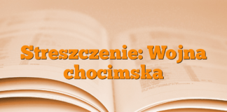 Streszczenie: Wojna chocimska Streszczenie: Wojna chocimska