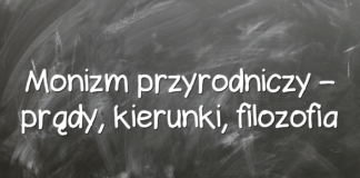 Monizm przyrodniczy – prądy, kierunki, filozofia Monizm przyrodniczy – prądy, kierunki, filozofia