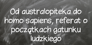 Od australopiteka do homo sapiens, referat o początkach gatunku ludzkiego Od australopiteka do homo sapiens, referat o początkach gatunku ludzkiego
