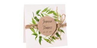 Zaproszenia ślubne w stylu boho – stoi za nimi naprawdę ciekawa historia Zaproszenie ślubne Jungle w stylu boho